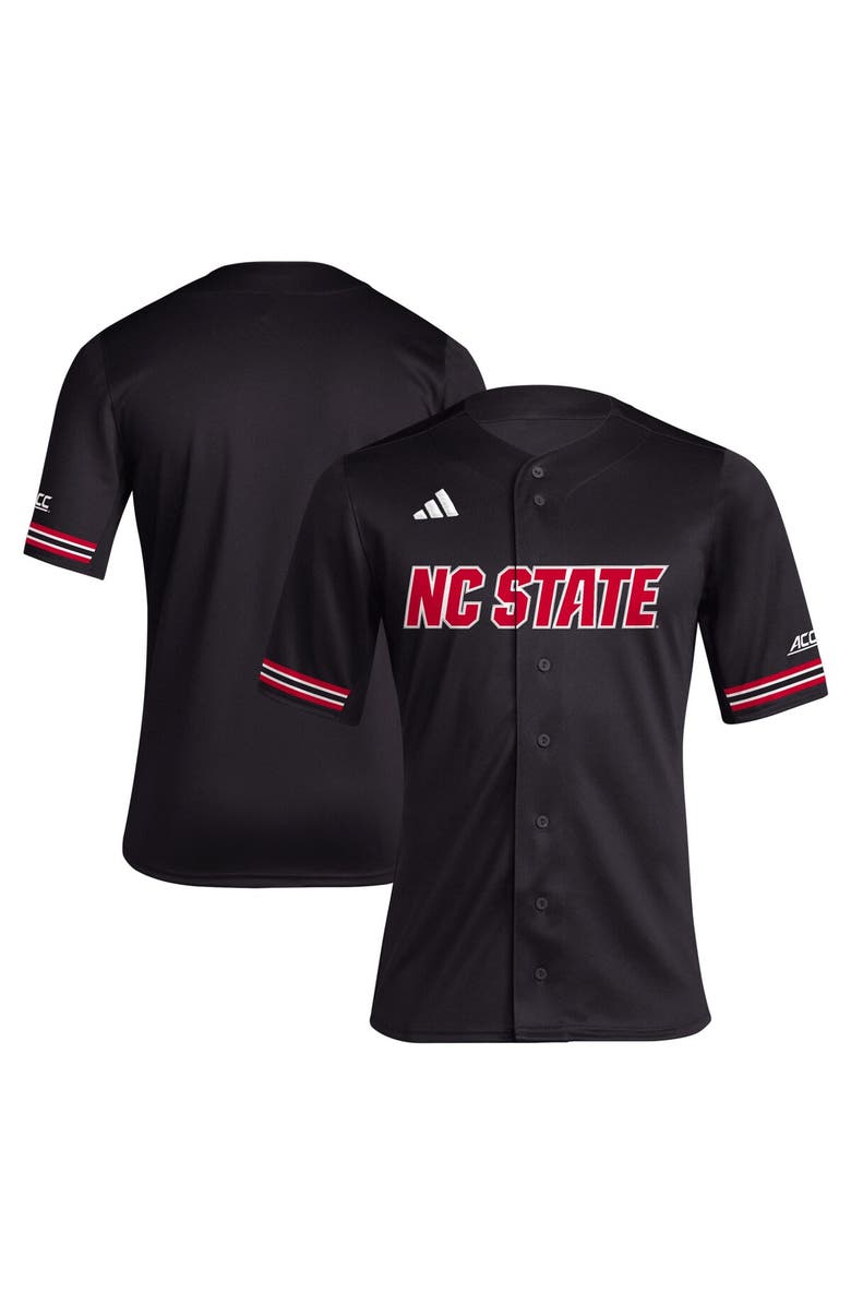 adidas Men's adidas Black NC State Wolfpack Replica Baseball Jersey, Main, color, Black