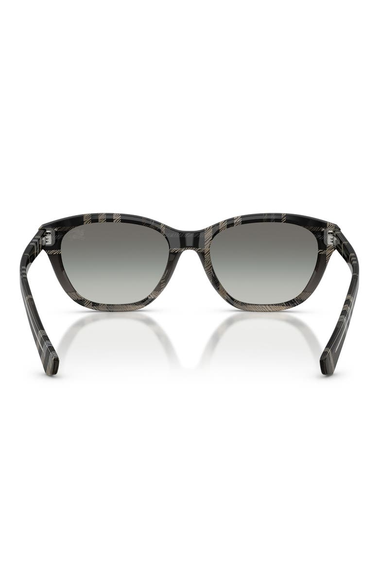 54mm Rectangle Sunglasses, Alternate, color, CHECK GREY GRADIENT