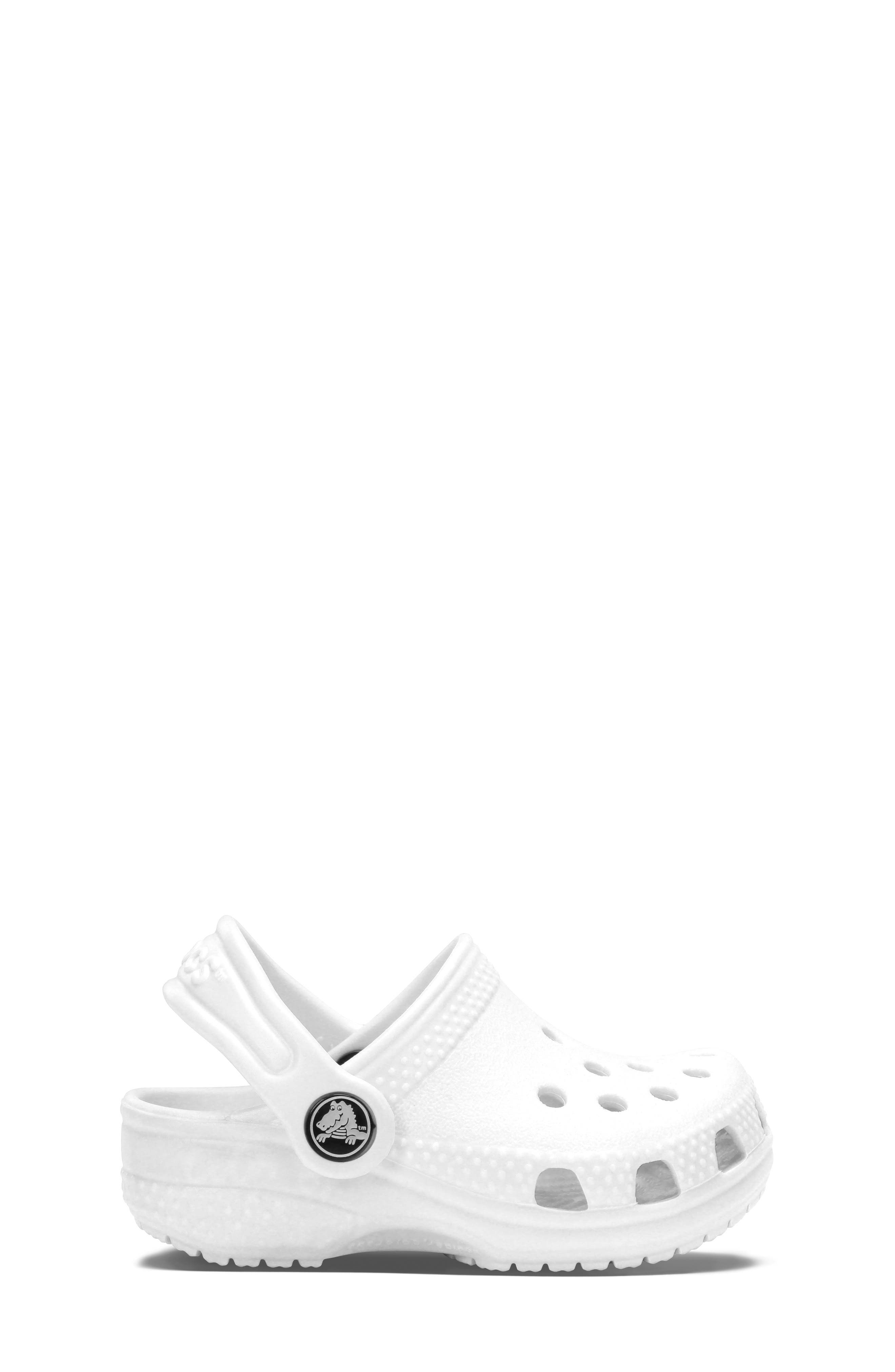 Littles Clog, Alternate, color, WHITE