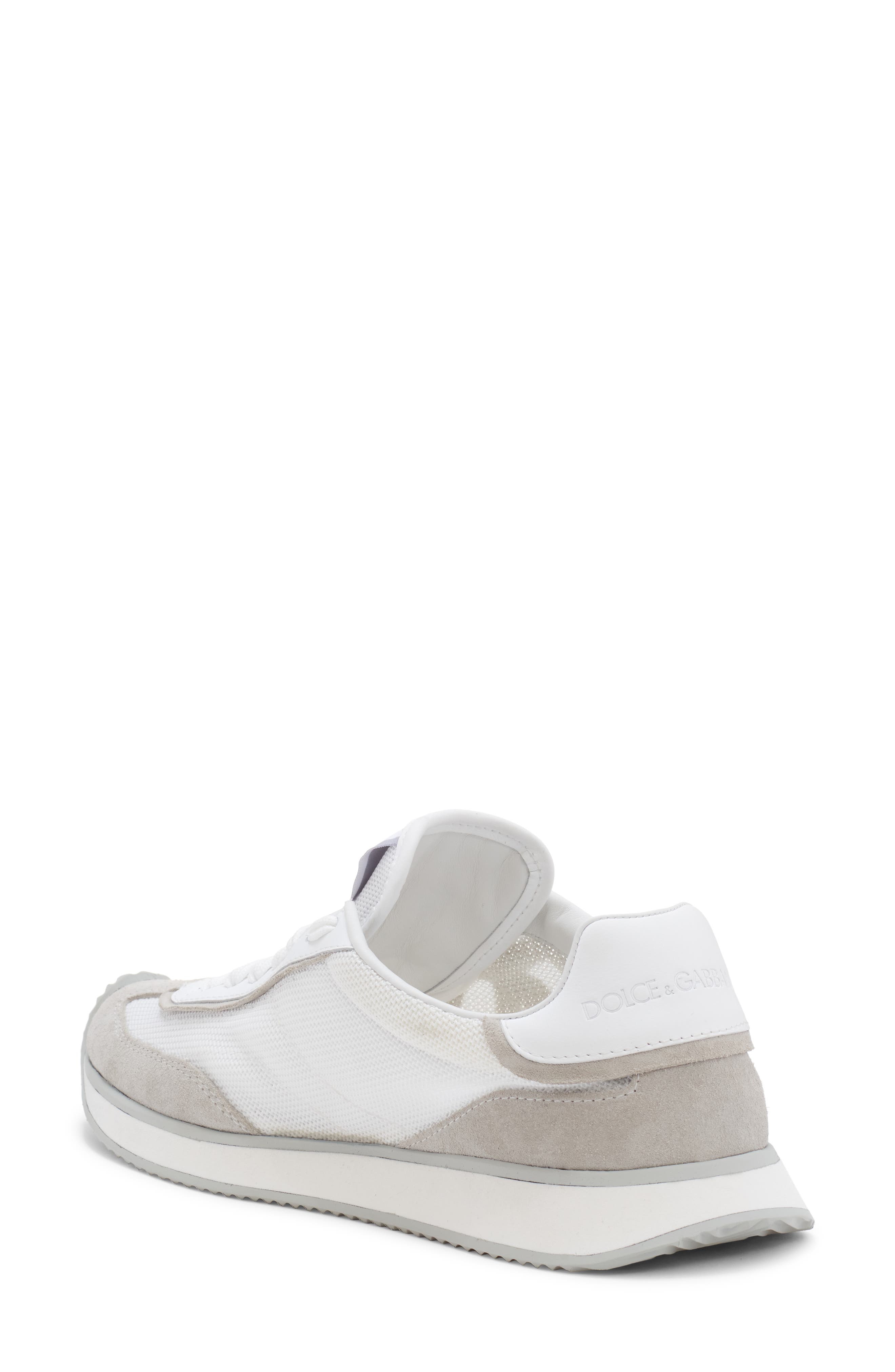 Dolce&Gabbana DG Cushion Sneaker, Alternate, color, Bianco/ Bianco