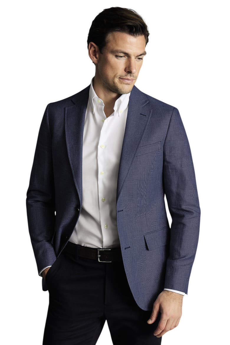 Linen Cotton Jacket, Main, color, Steel Blue