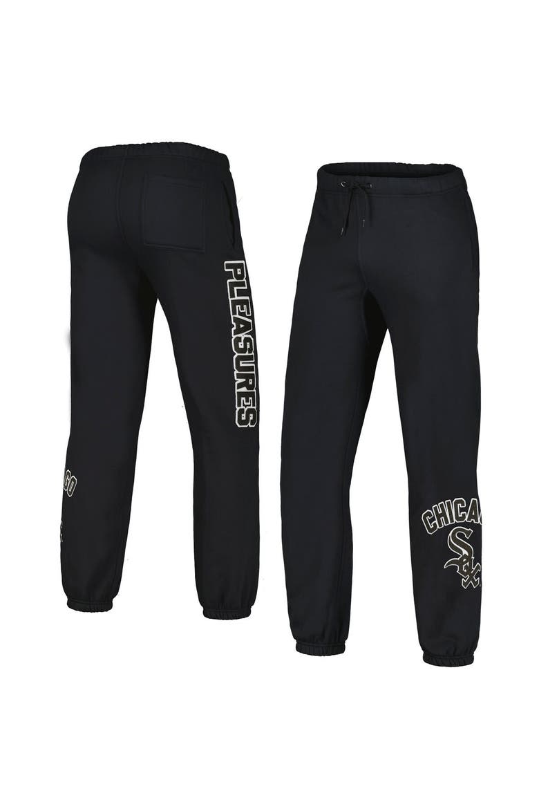 Men's PLEASURES Black Chicago White Sox Opening Day Sweatpants, Alternate, color, Black