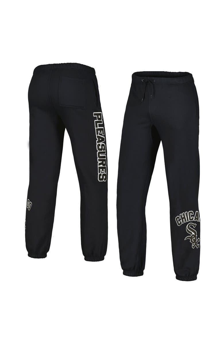 PLEASURES Men's PLEASURES Black Chicago White Sox Opening Day Sweatpants, Alternate, color, Black