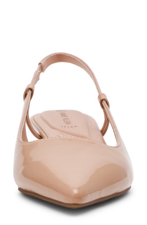 Anne Klein Shorty Slingback Pump In Nude