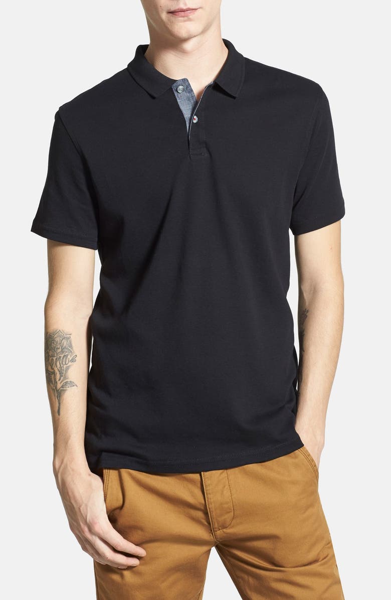 1901 Trim Fit Cotton Jersey Polo, Main, color, 