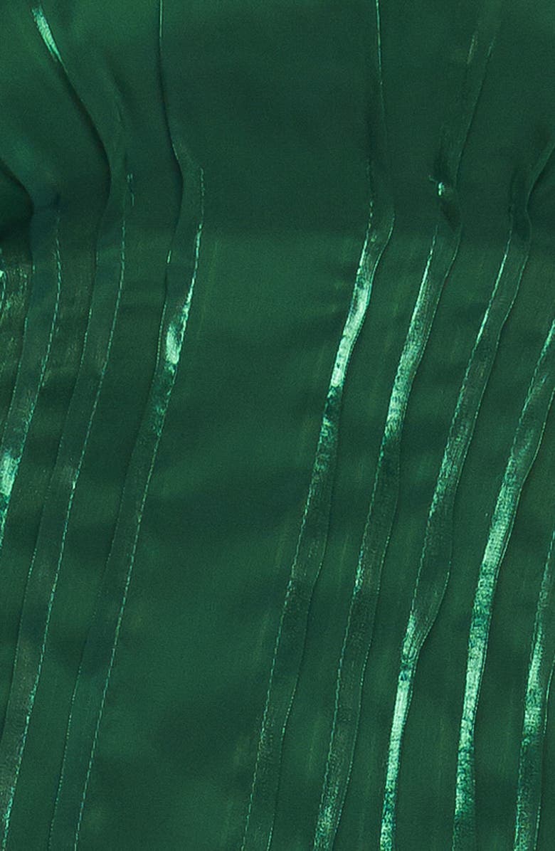 FLYING TOMATO Solid Long Sleeve Midi Dress, Alternate, color, Green