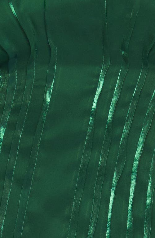 Flying Tomato Solid Long Sleeve Midi Dress In Green