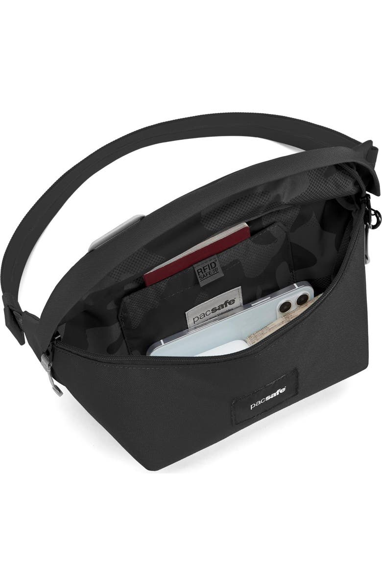 PACSAFE Go Anti Theft Sling Pack, Alternate, color, Jet Black