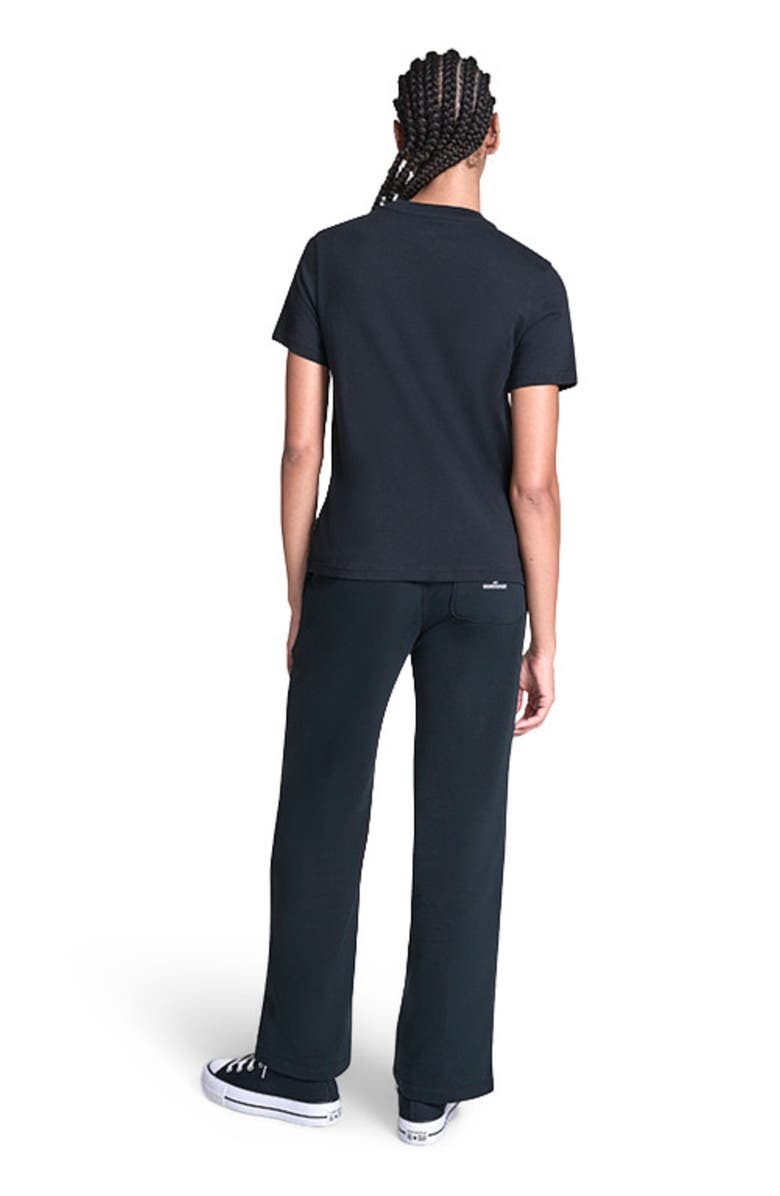 Converse Trio Embroidered T-Shirt, Alternate, color, Converse Black