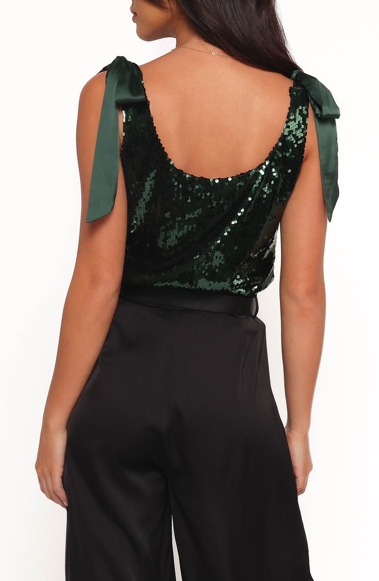 Petal & Pup Miah Sequin Top, Alternate, color, Emerald