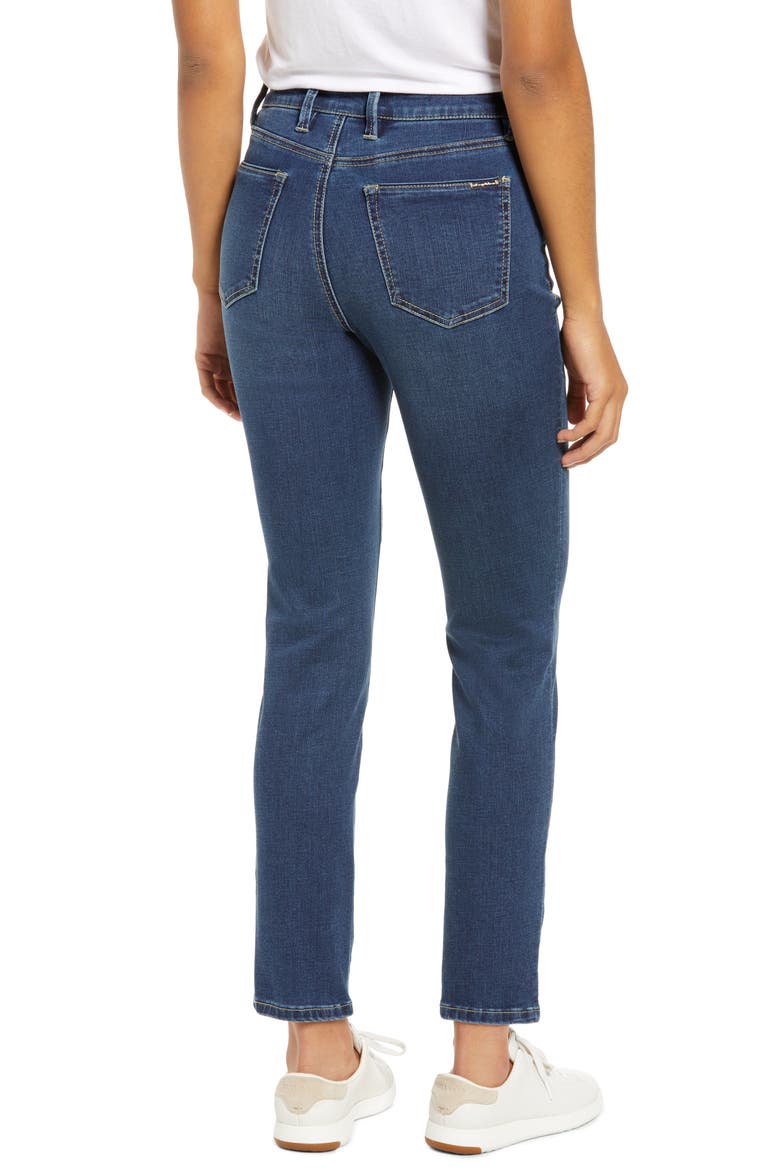 Bora Cay High Waist Ankle Jeans, Alternate, color, BREAKWATER WASH