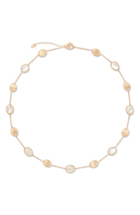 Siviglia 18K Yellow Gold Mother-of-Pearl Necklace