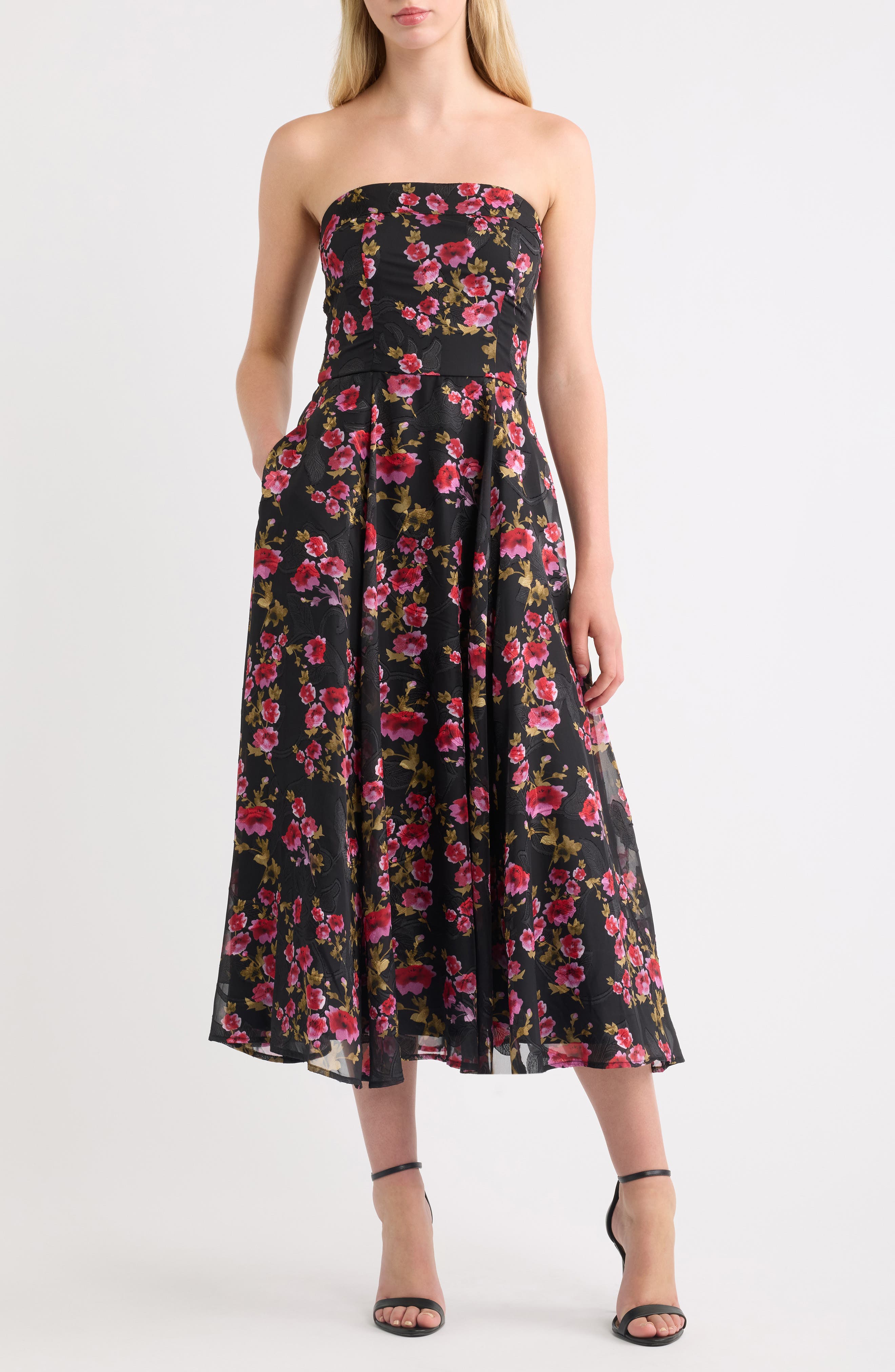 selected BLACK FLORAL MULTI
