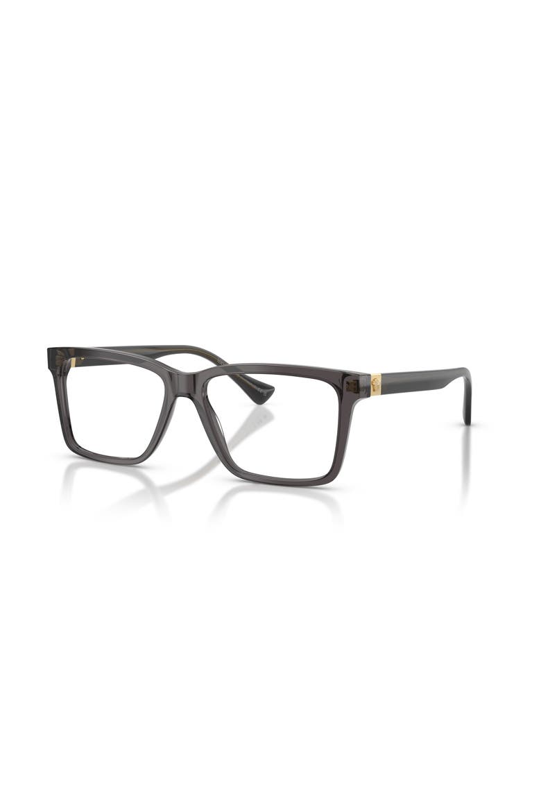 58mm Rectangle optical glasses, Main, color, Grey