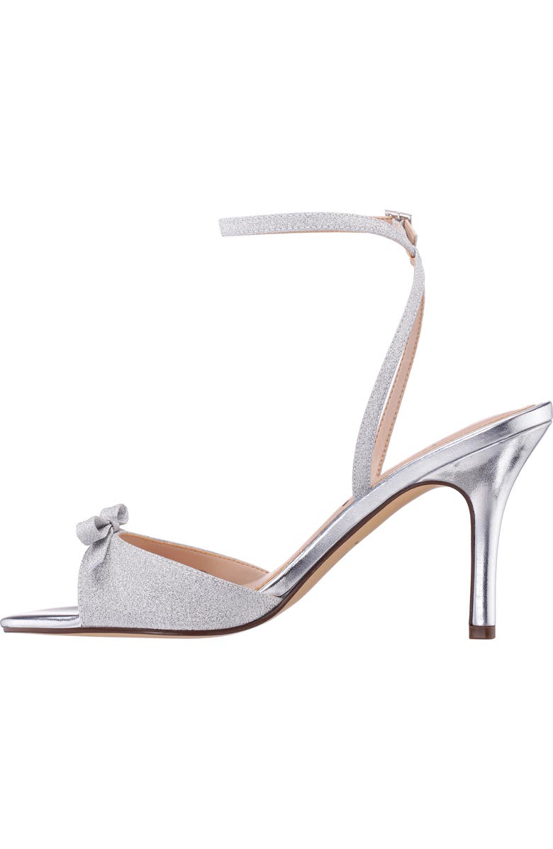 Nina Vicci Ankle Strap Sandal, Alternate, color, Silver