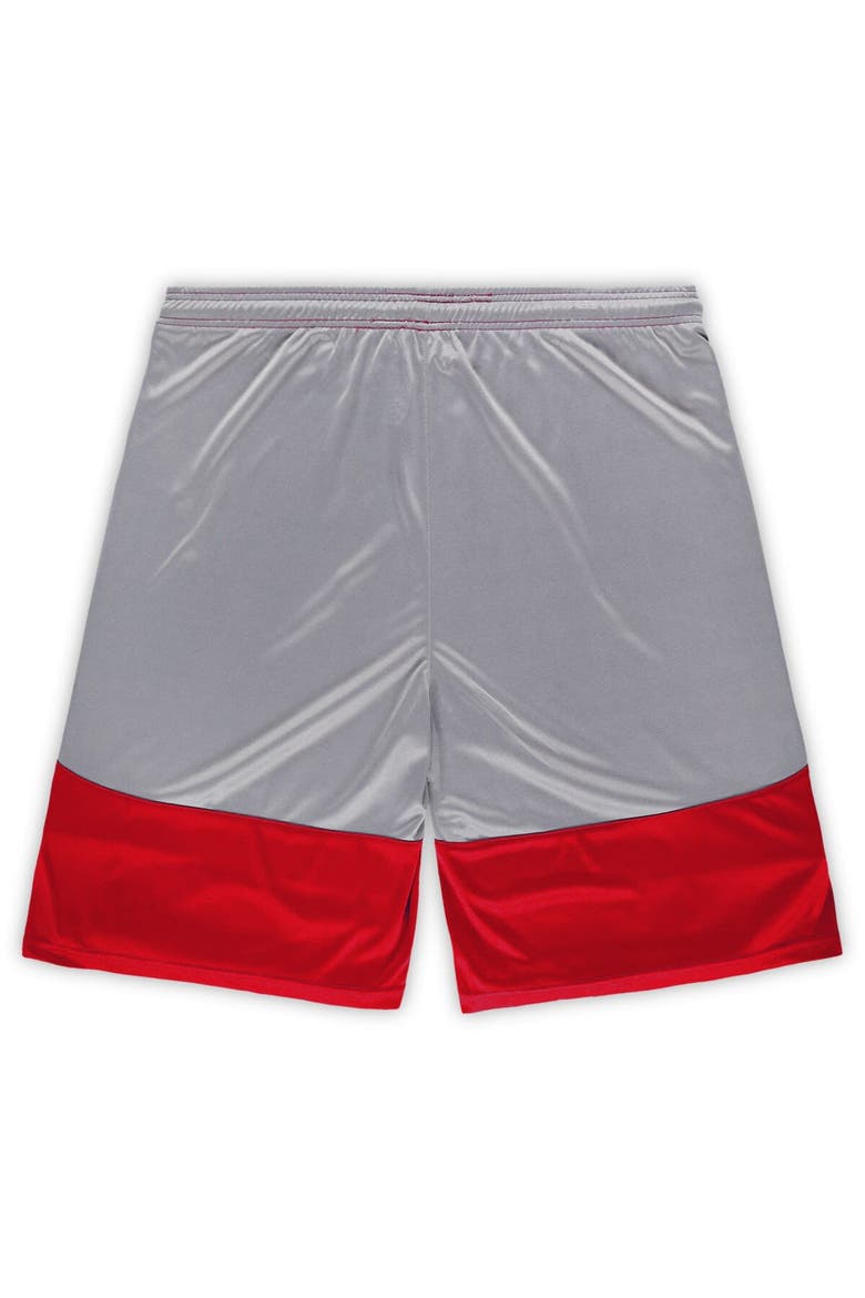 Men's Fanatics Scarlet San Francisco 49ers Big & Tall Team Logo Shorts, Alternate, color, Scarlet