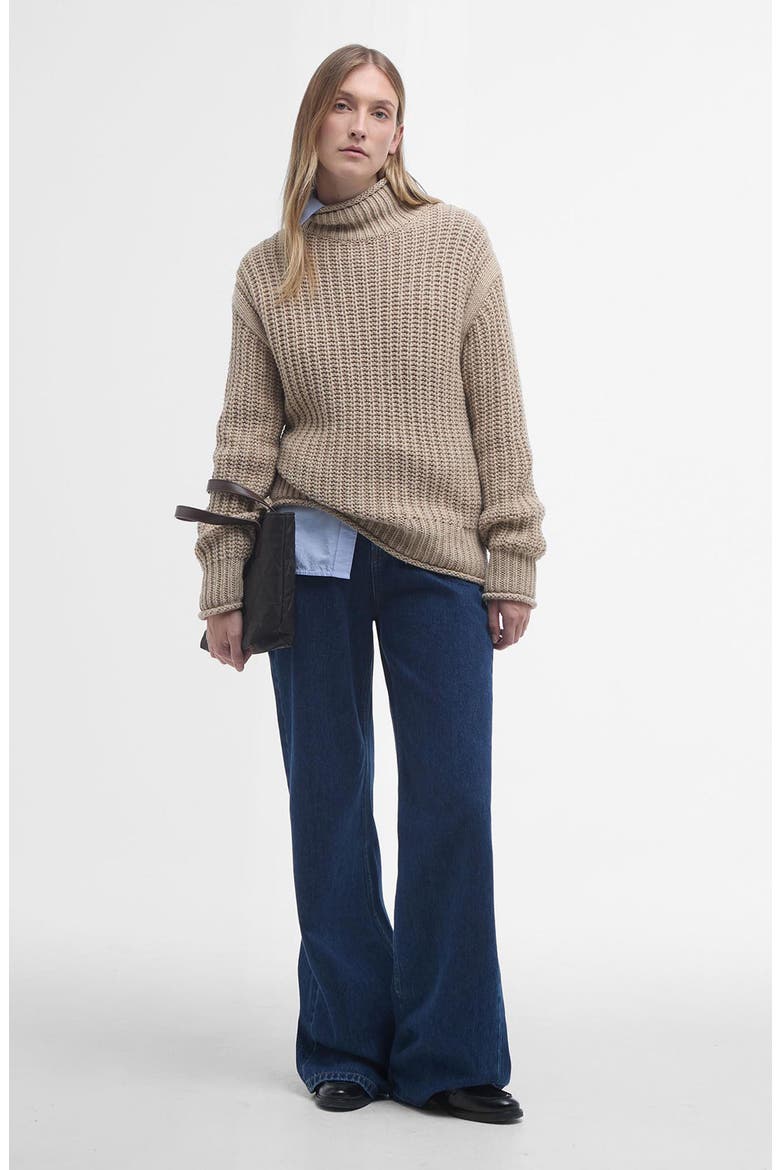 Rockcliffe Cotton & Wool Blend Sweater, Alternate, color, CAMEL
