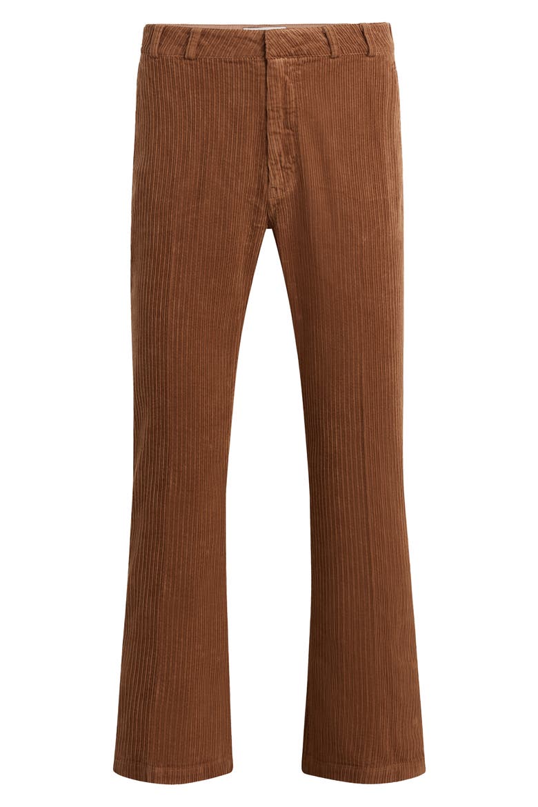 Walker Cotton Trouser Pants, Alternate, color, TOFFEE