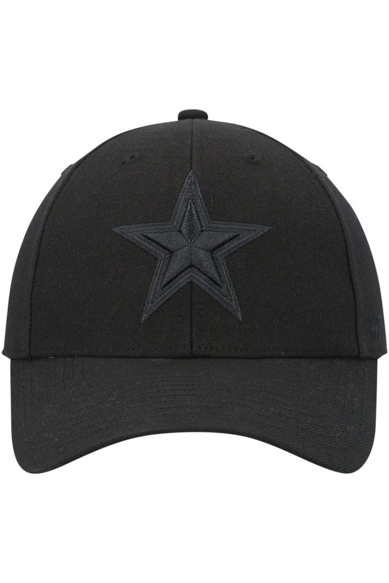 Men's '47 Black Dallas Cowboys Tonal MVP Adjustable Hat, Alternate, color, Black