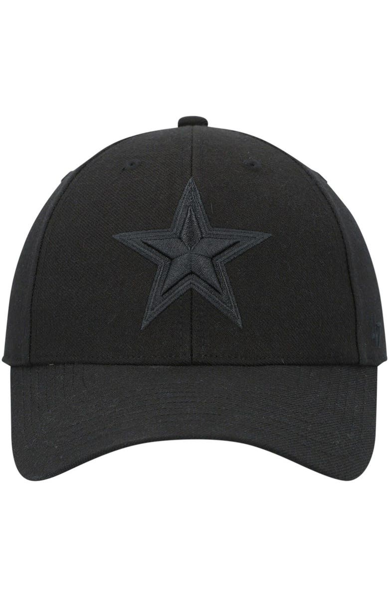 '47 Men's '47 Black Dallas Cowboys Tonal MVP Adjustable Hat, Alternate, color, Black