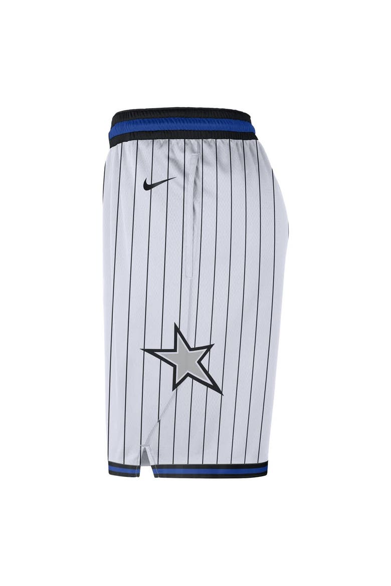 Men's Nike  White Orlando Magic Association Edition Swingman Dri-FIT Shorts, Alternate, color, White