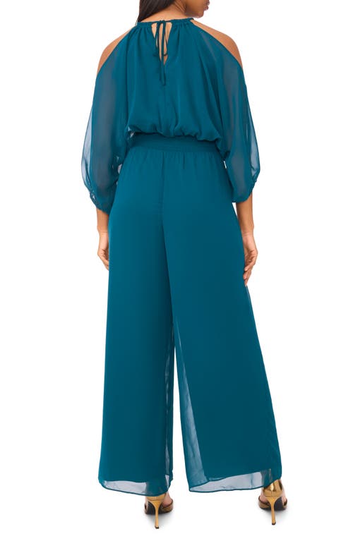 Halogen ® Chiffon Halter Jumpsuit In Blue