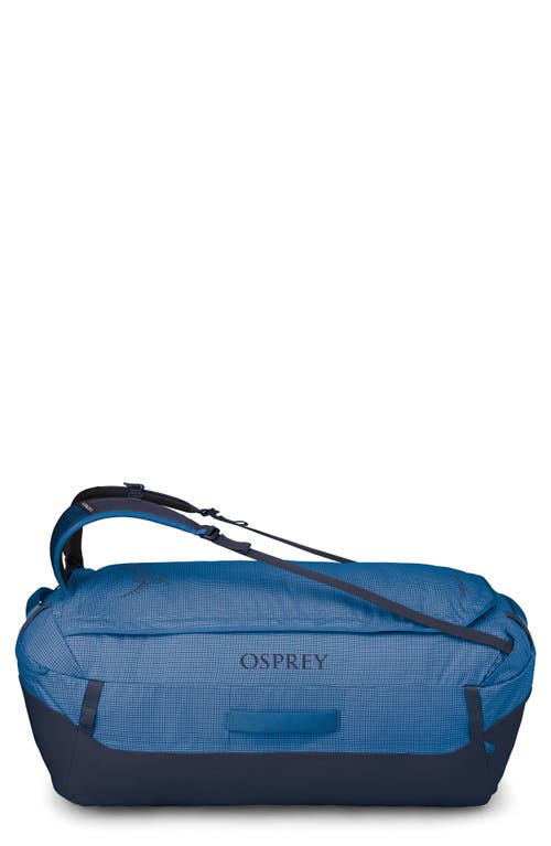 Osprey Transporter 150-Liter Duffle Luggage in Blue Flame/nocturnal Blue 