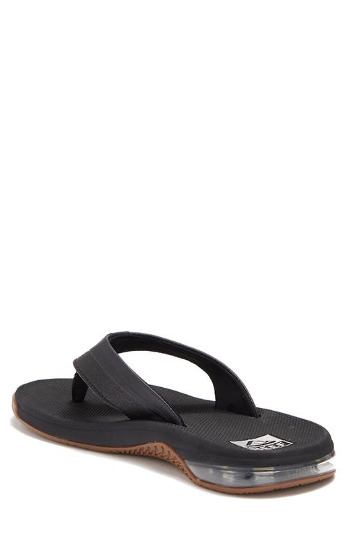 Shop Reef One Slide Sandal In Black/silver