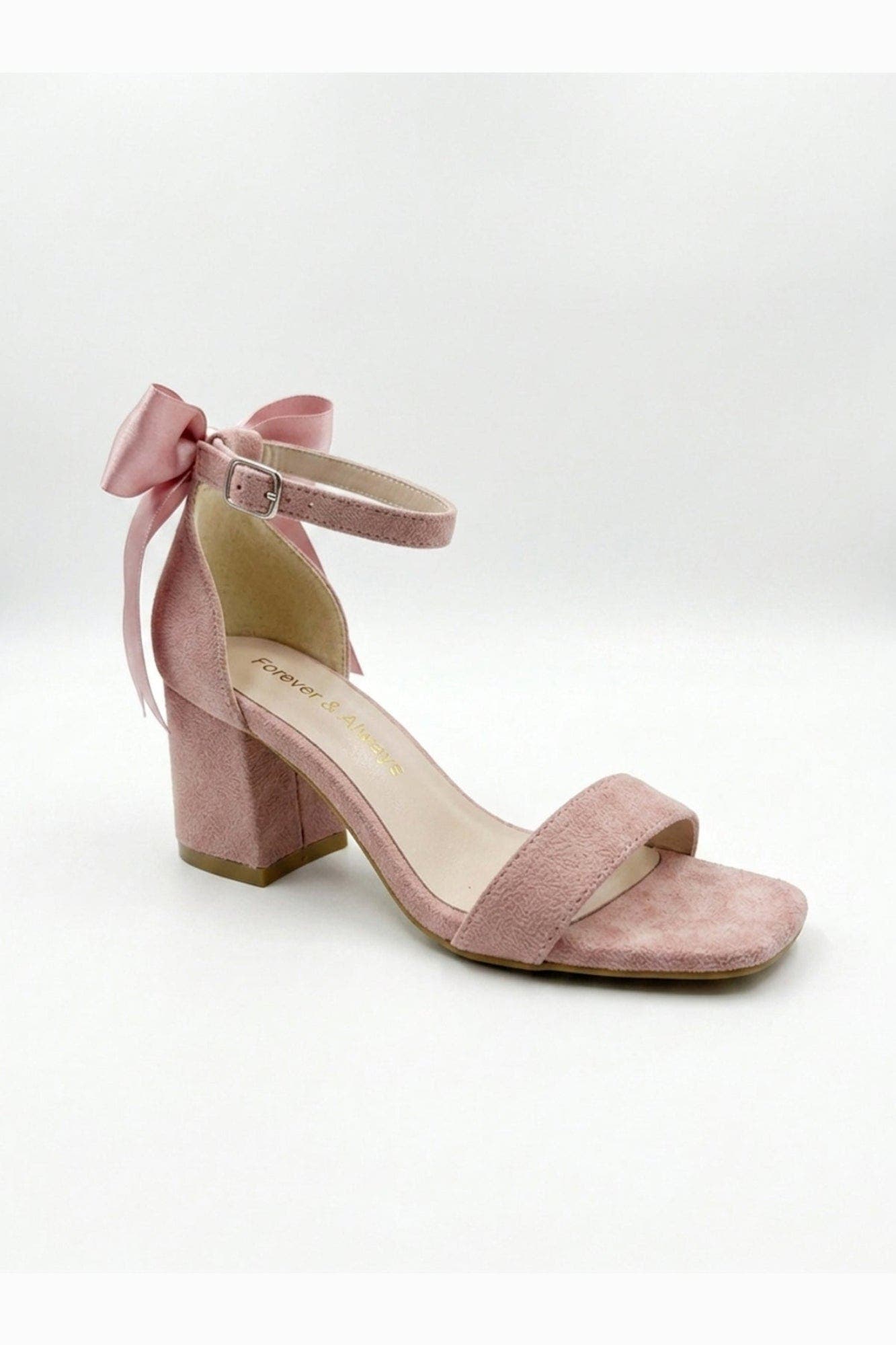Dusty Pink Suede