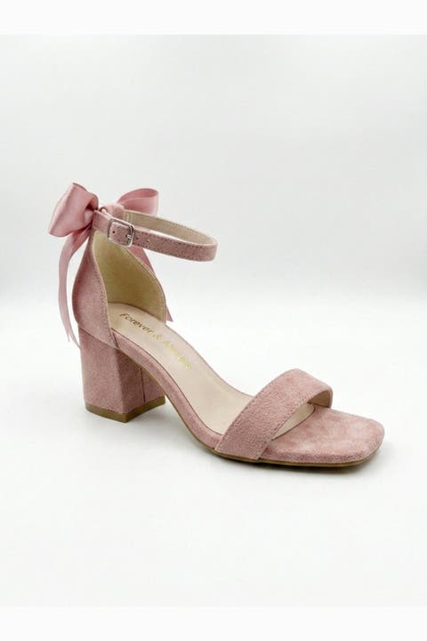 Rochelle Ivory Bridal Sandals with Ribbon