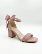 Forever & Always Shoes Rochelle Ivory Bridal Sandals with Ribbon