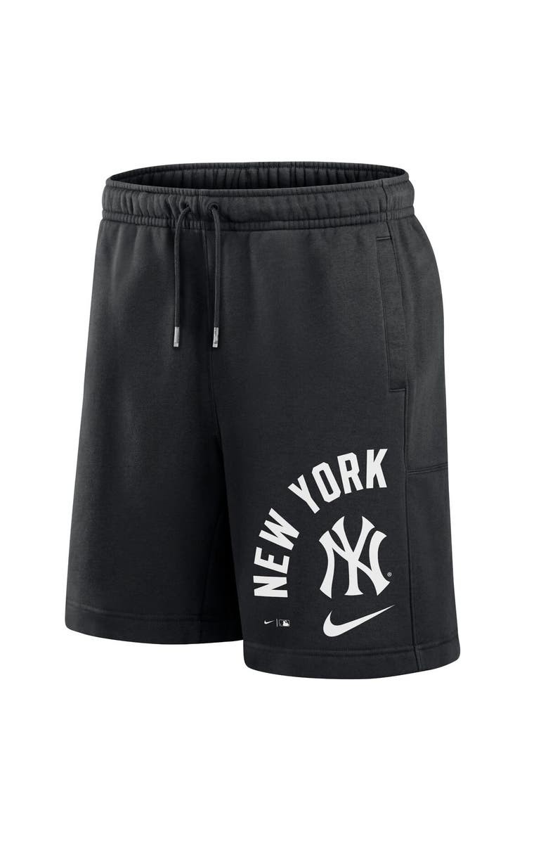 Nike Men's Nike Black New York Yankees Arched Kicker Shorts, Alternate, color, 