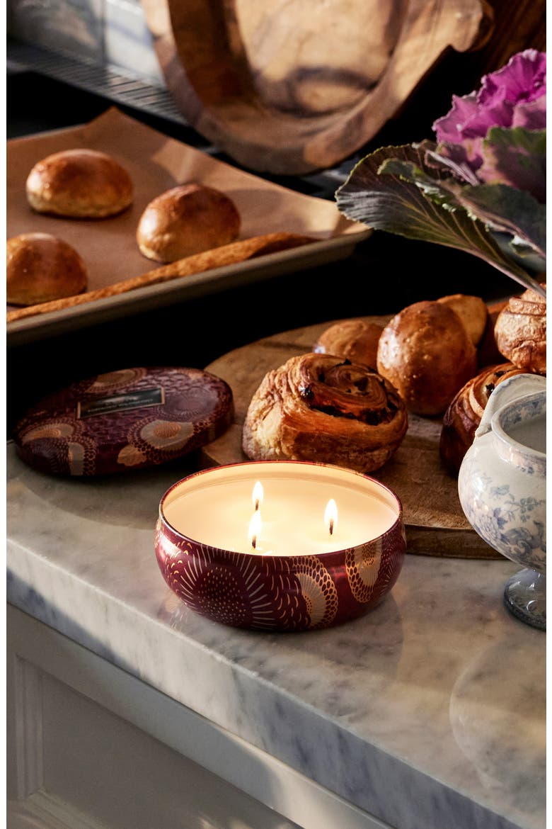 Foraged Wildberry 3-Wick Tin Candle, Alternate, color, FORAGED WILDBERRY