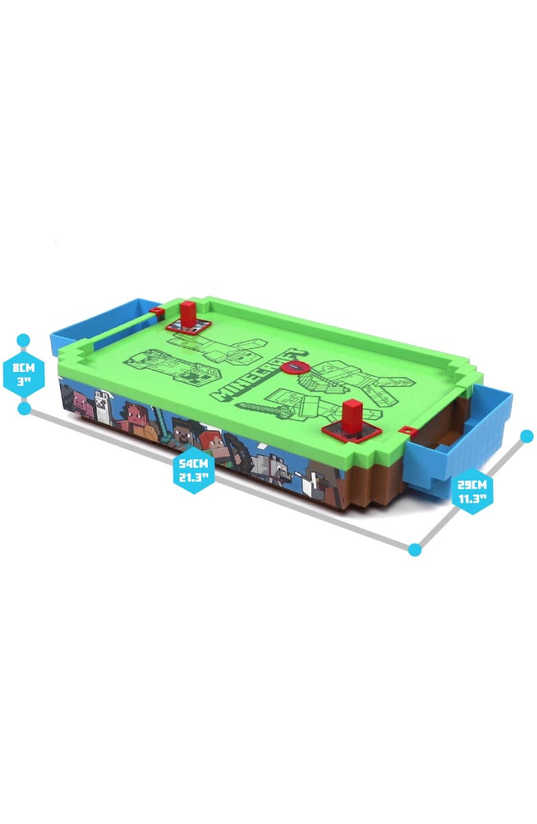 MINECRAFT Arcade Air Hockey - Overworld -Premium Series, 21", Kids 3+, 2 Player, Alternate, color, Multicolored