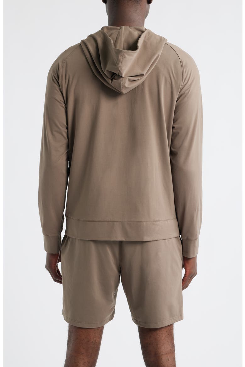 Live In Performance Zip Hoodie, Alternate, color, BROWN MOREL