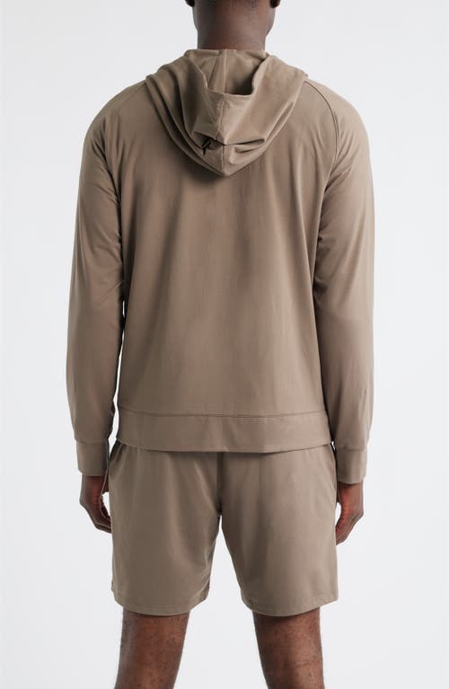 Zella Live In Performance Zip Hoodie In Brown