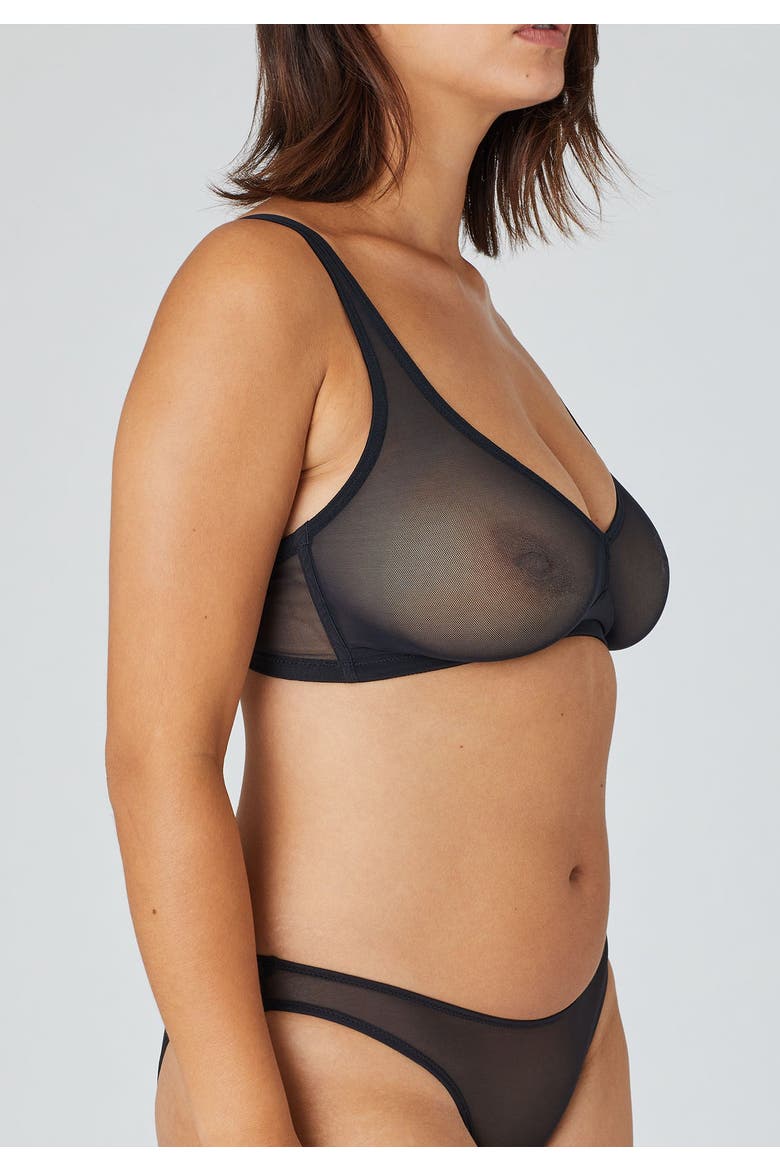 The Wireless Plunge Mesh, Alternate, color, BLACK