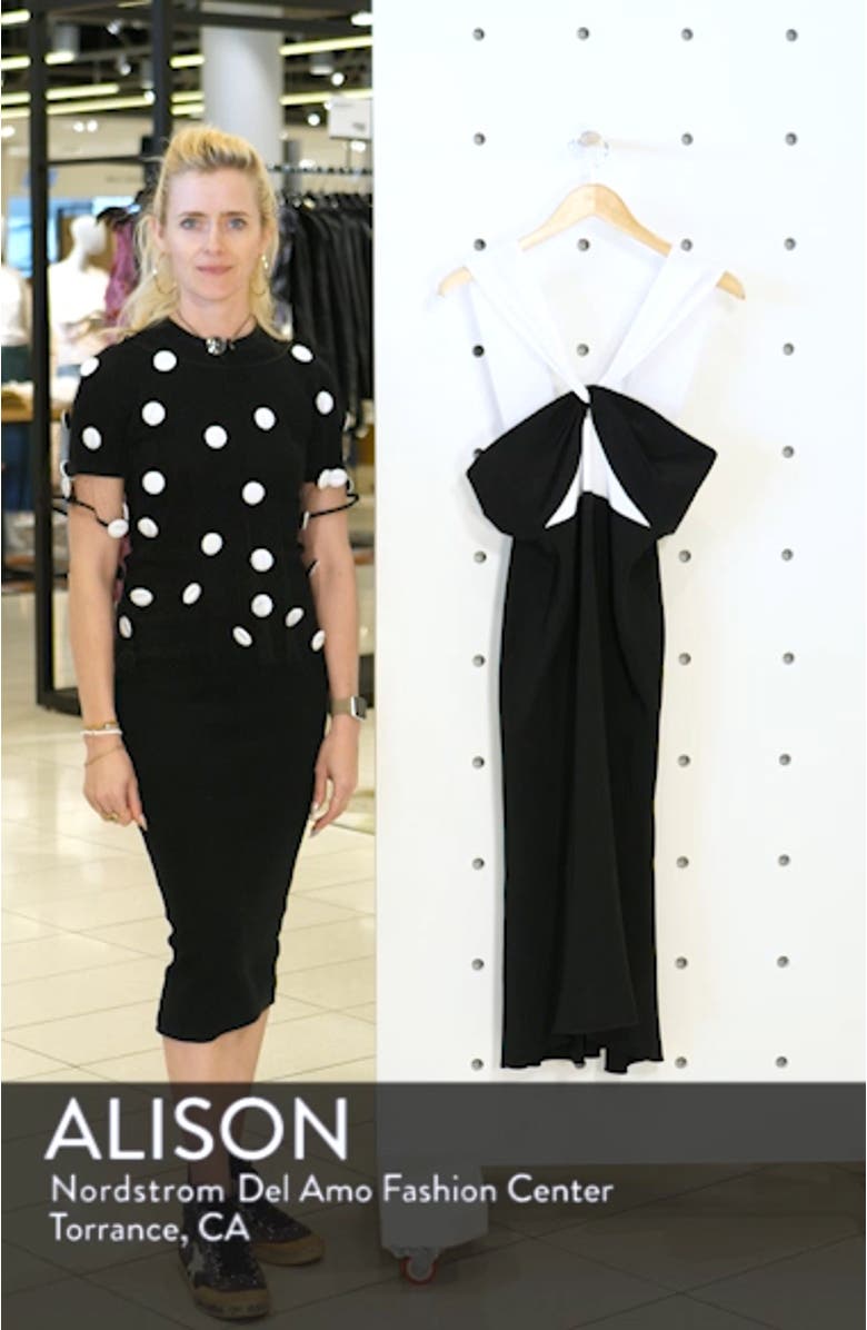 Halter Midi Cocktail Dress, sales video thumbnail