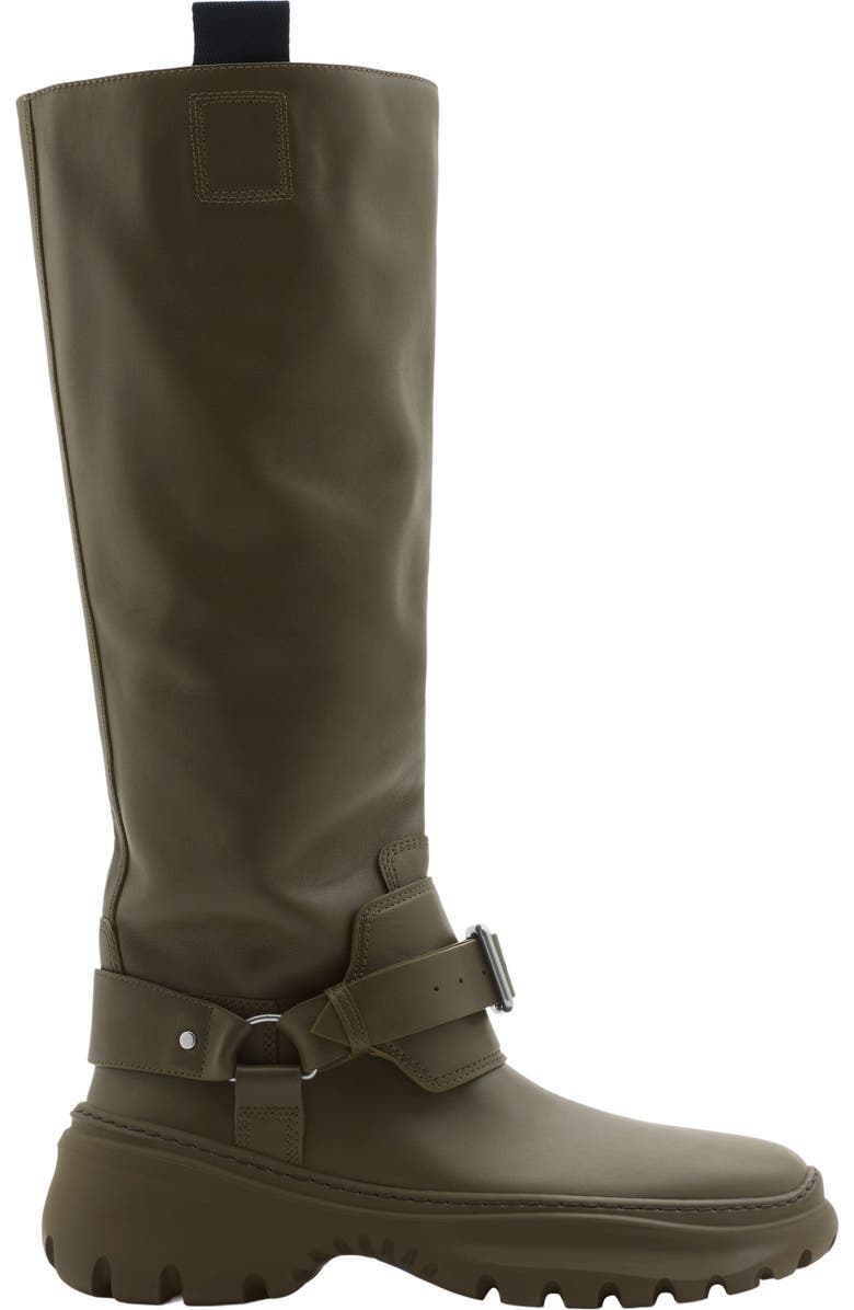 Burberry Stomp Tall Boot, Main, color, Loch