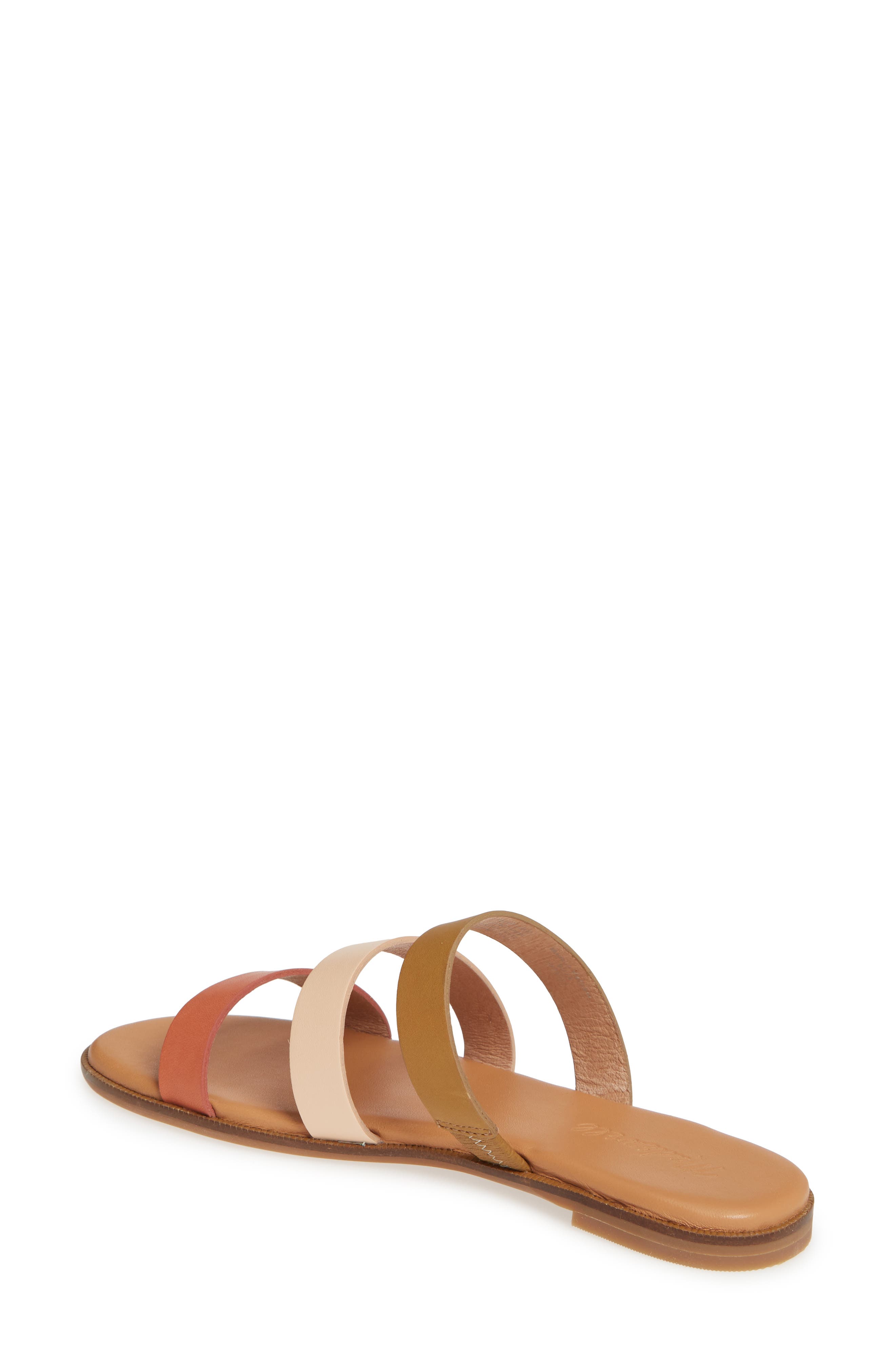 Madewell The Ilana Colorblock Slide Sandal, Alternate, color, 