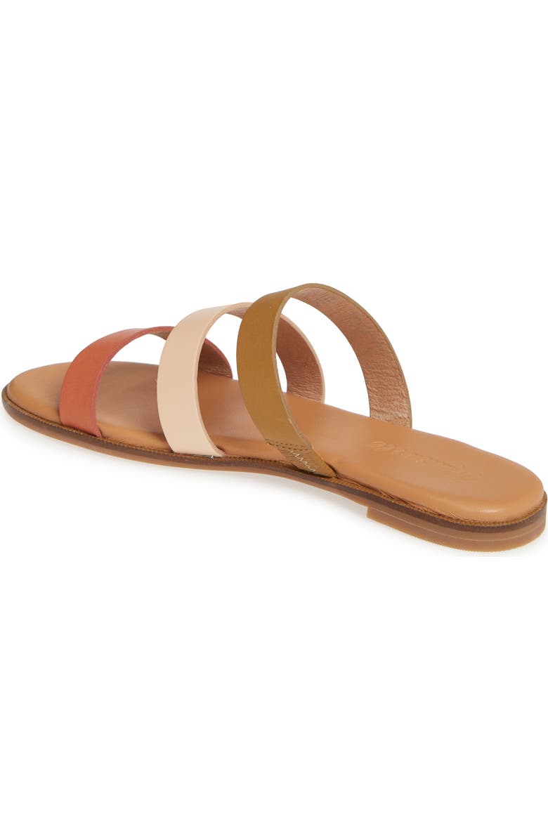 Madewell The Ilana Colorblock Slide Sandal, Alternate, color,
