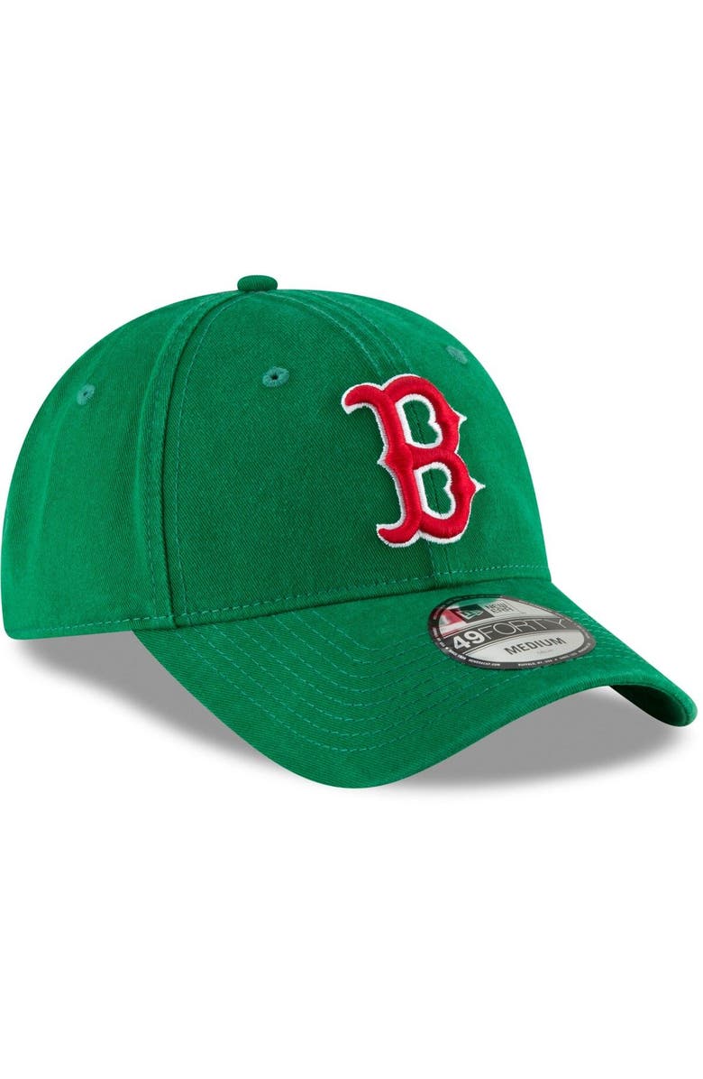New Era Men's New Era Kelly Green Boston Red Sox Batting Practice Core Fit Replica 49FORTY Fitted Hat, Alternate, color, 