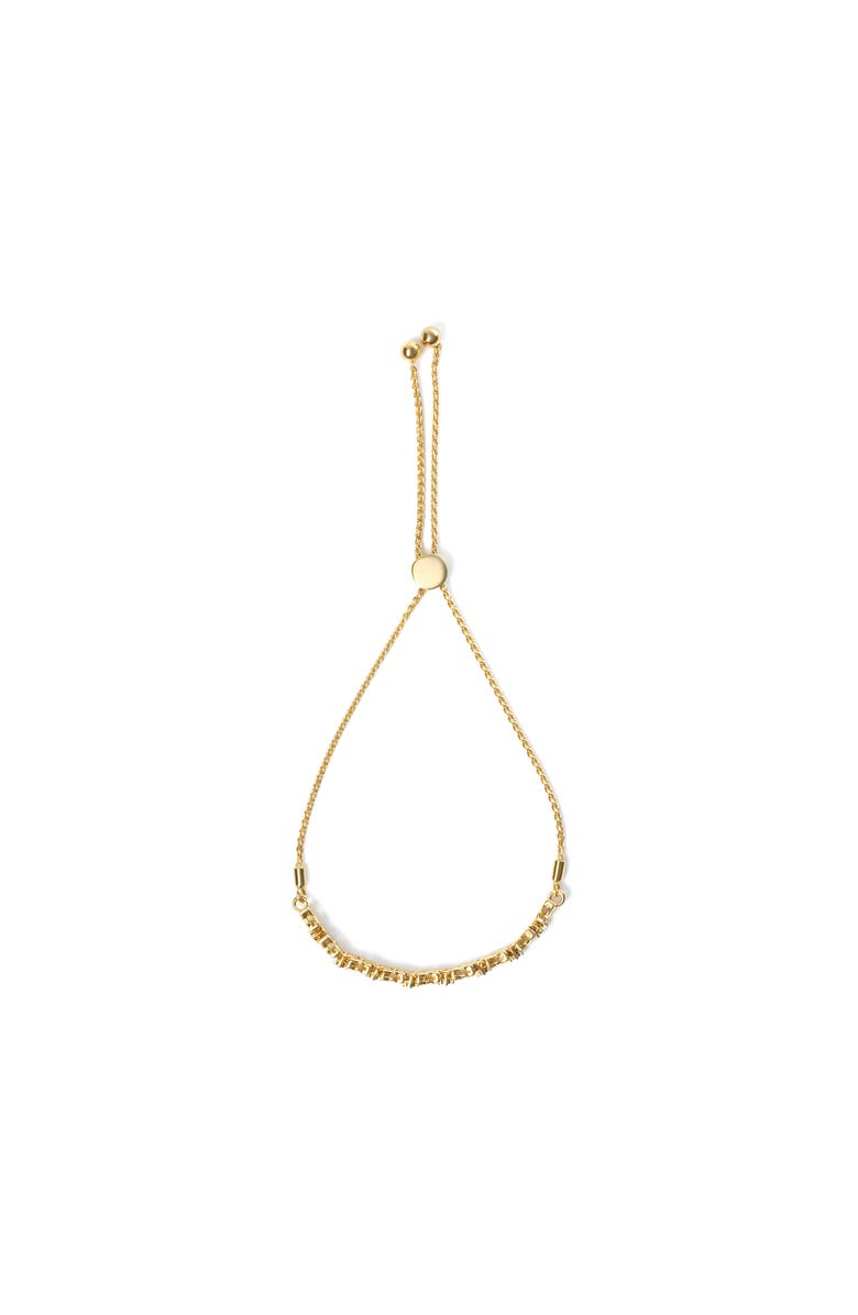 Haus of Brilliance 18K Yellow Gold Plated Silver 1/4 Ctw Diamond Marquise Shaped Link Bolo Bracelet, Alternate, color, Yellow