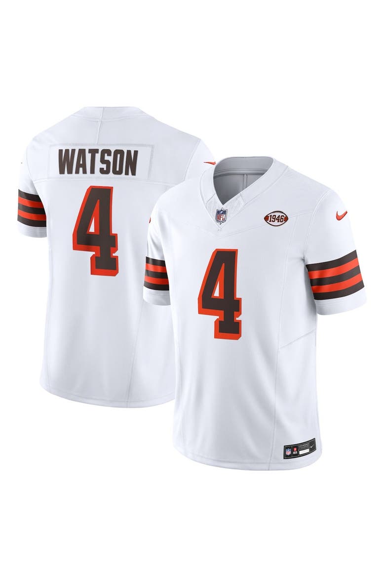 Men's Nike Deshaun Watson White Cleveland Browns Vapor F.U.S.E. Limited Jersey, Main, color, White