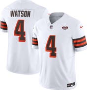 Nike Men's Nike Deshaun Watson White Cleveland Browns Vapor F.U.S.E. Limited Jersey