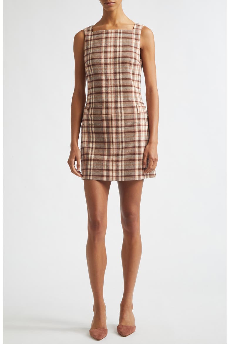 Shea Dress, Main, color, TUSCANY PLAID