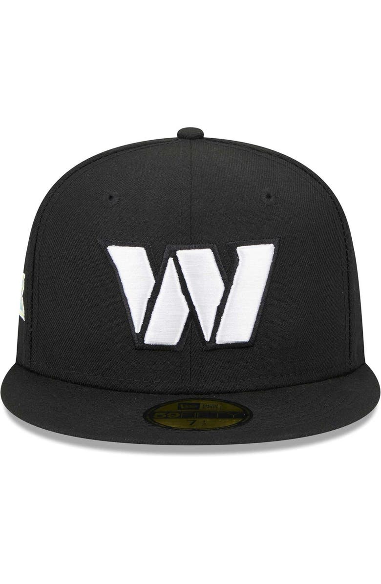 New Era Men's New Era Black Washington Commanders Multi 59FIFTY Fitted Hat, Alternate, color, 