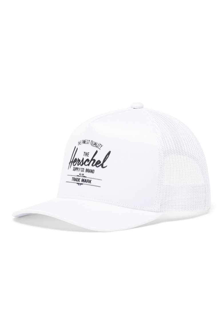 Whaler 6-Panel Baseball Hat, Main, color, WHITE
