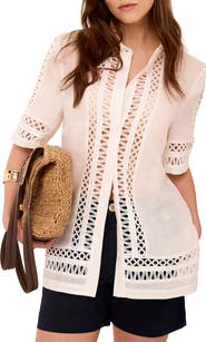 MINT VELVET Ramie Resort Shirt