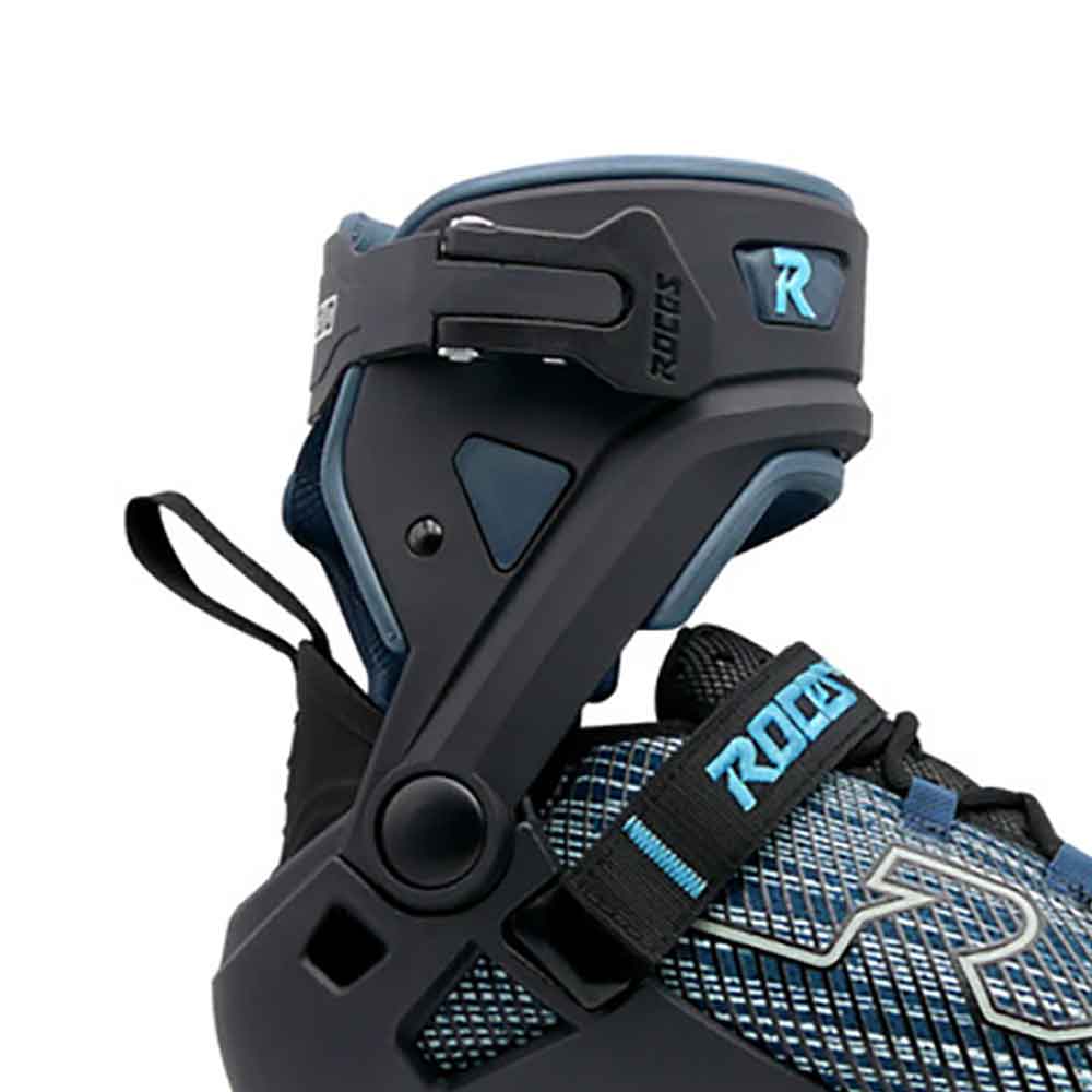Roces R-EVO W 84 Womens Inline Skates, Alternate, color, Black/Blue/Green